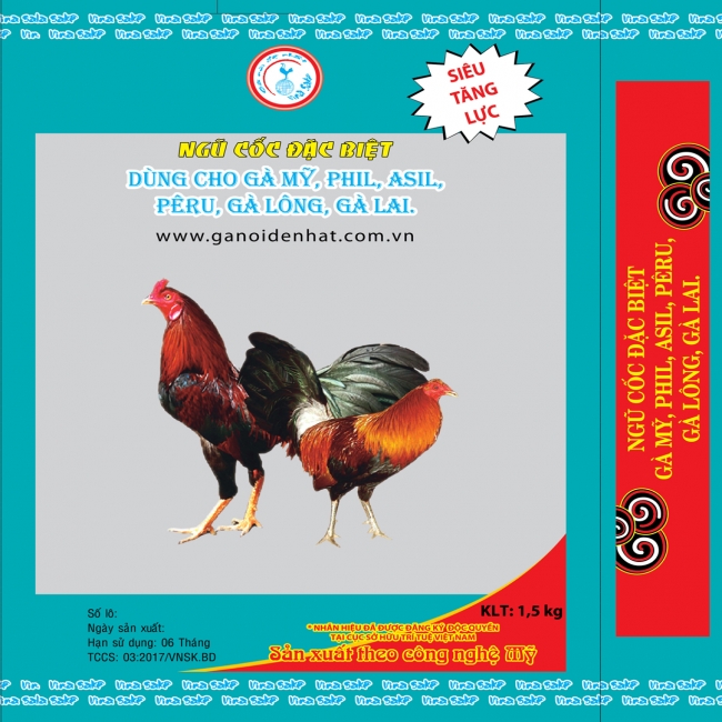 Ngũ Cốc Đặc Biệt - Dành cho Gà Mỹ, Phil, Asil, Peru, Gà Lông, Gà Lai - 1.5KG